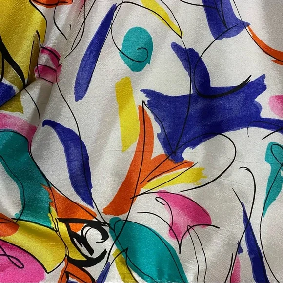 Vintage LAVON Funky Colorful Windbreaker Zip Up Jacket - Picture 11 of 13